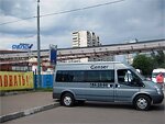 Бесплатный автобус Genser в пункт аренды автомобилей АрендаАвто-лпв на ул.Добролюбова