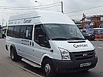 Бесплатный автобус Genser в пункт аренды автомобилей АрендаАвто-лпв на Новорязанском шоссе